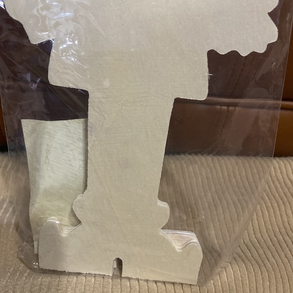 Vintage Crafty Designed By Mary B. Hetz Craft & Play Wood Stand -up Elf w/ Stand - Picture 6 of 8